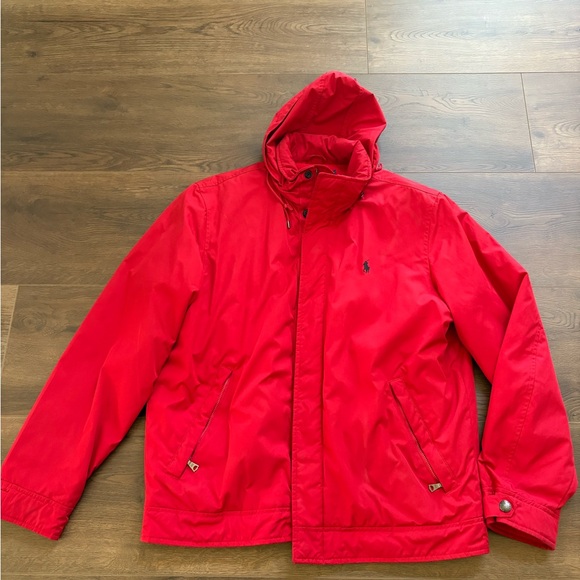 Ralph Lauren Other - Ralph Lauren Men's Vibrant Red Windbreaker